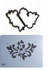 Patchwork Patchwork Cutter Blossom & Scroll Stencil