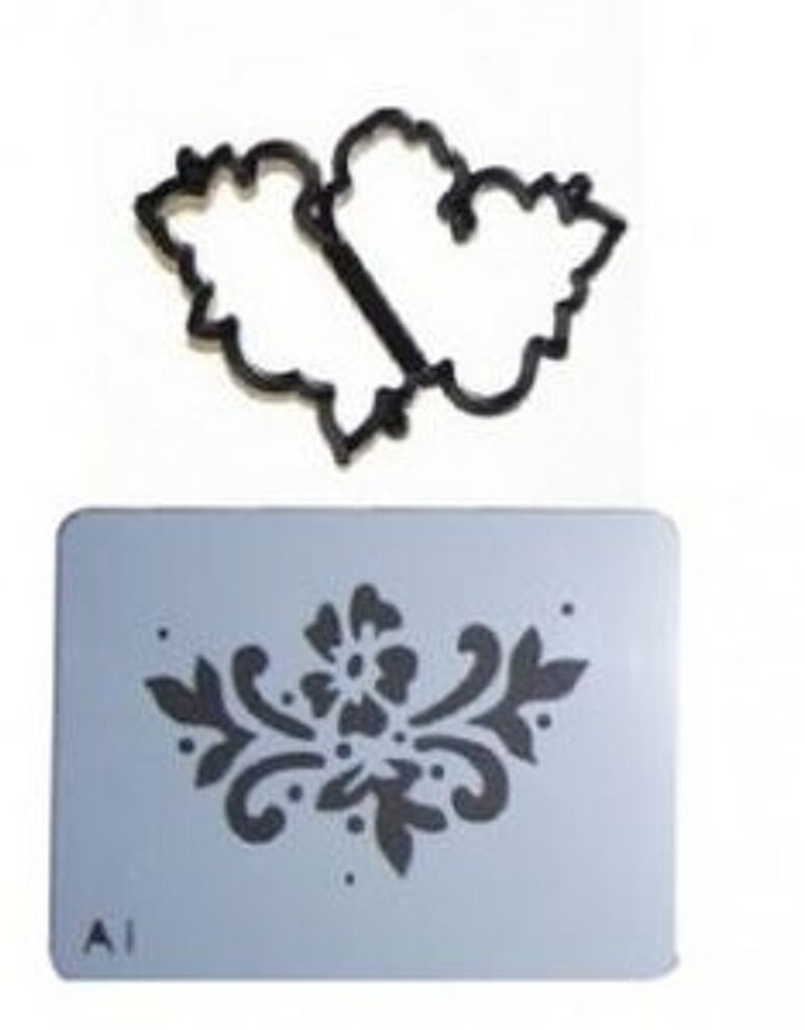 Patchwork Patchwork Cutters Blossom & Scroll Stencil