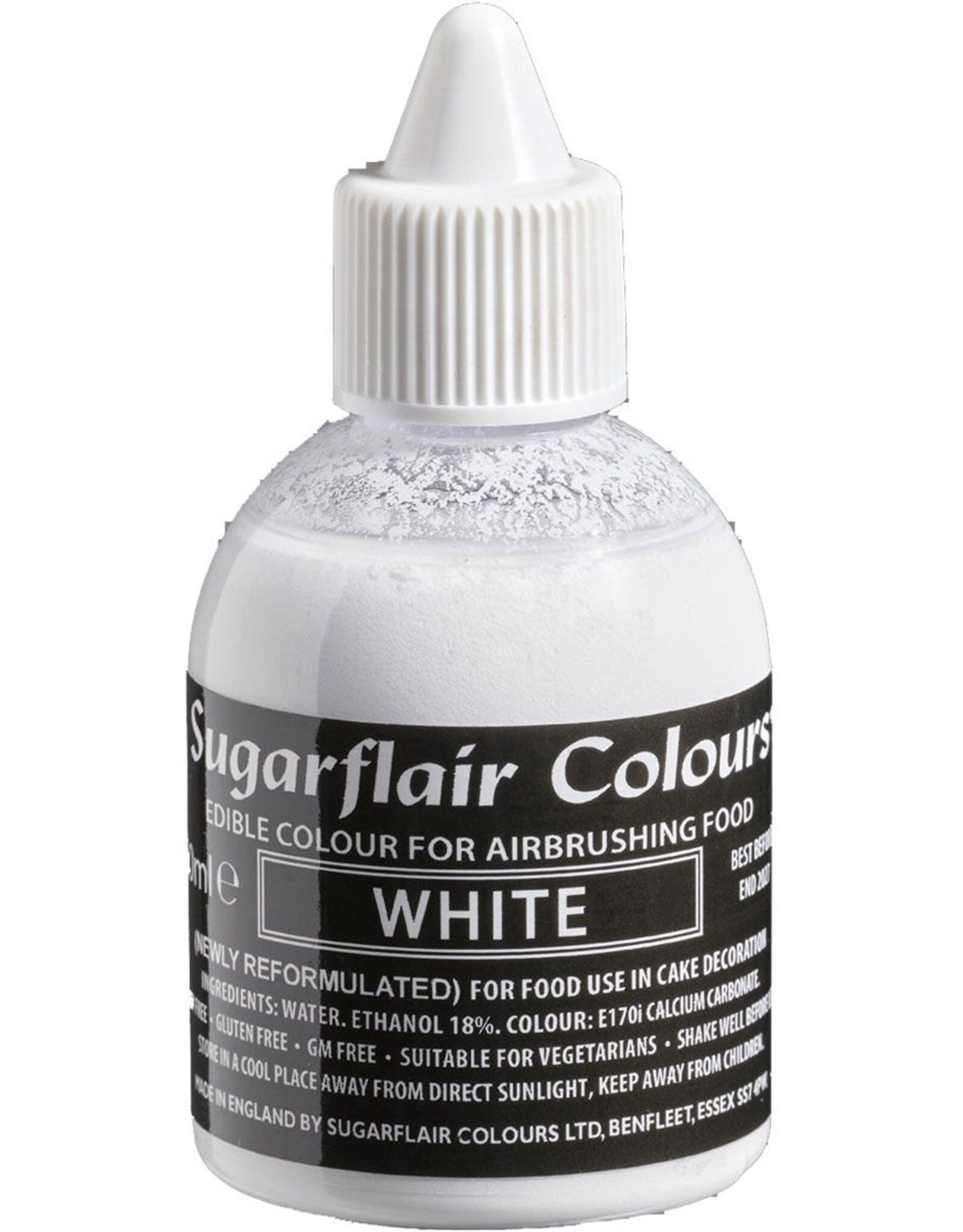 Sugarflair Sugarflair Airbrush Colouring -White- 60ml