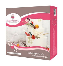 Cake-Masters Cake-Masters Cake Rings 18/24/28cm Set/3