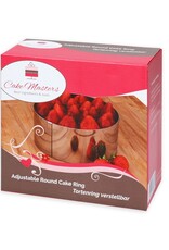 Cake-Masters Cake Masters Verstelbare Taart Ring Hoog 8cm