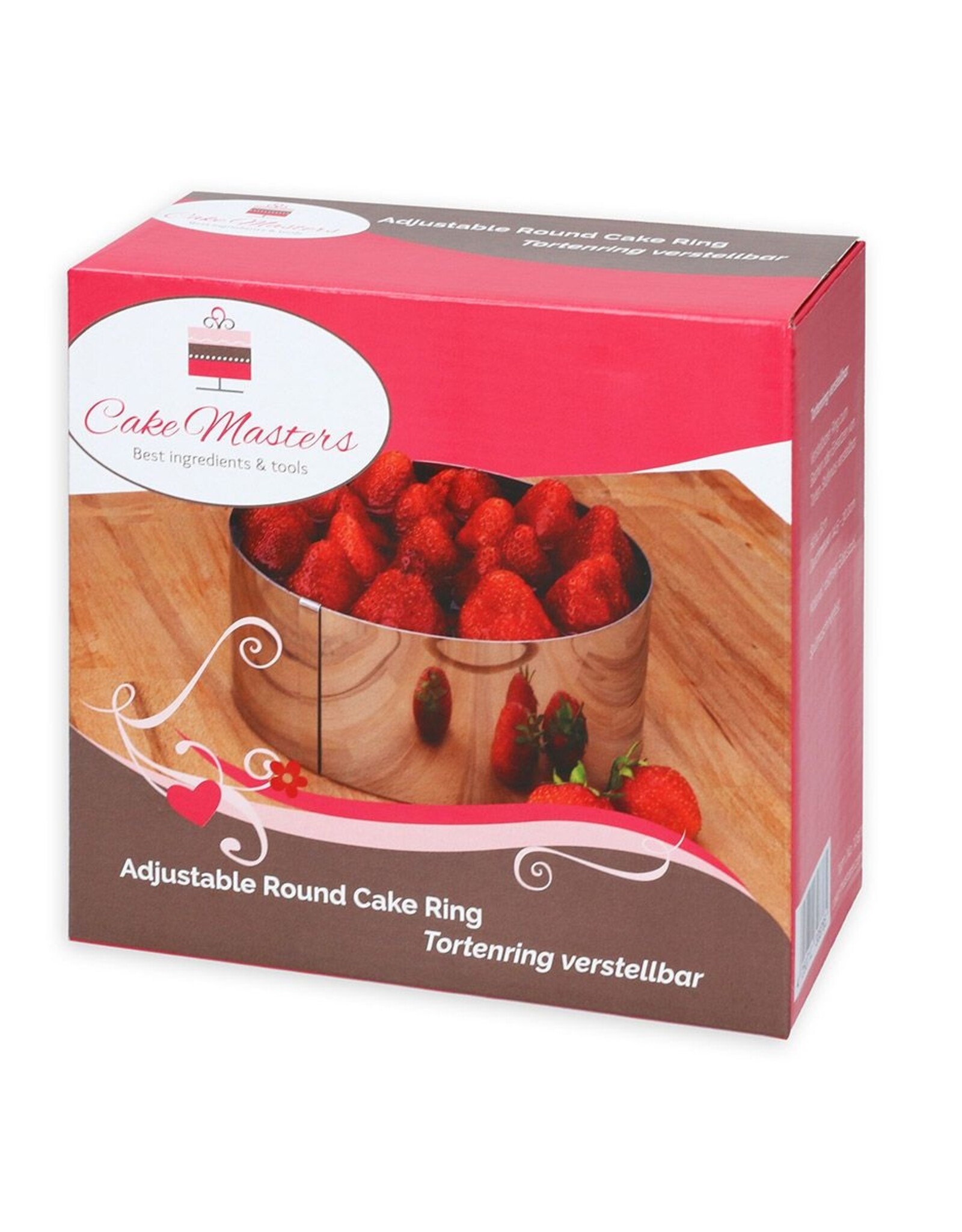 Cake-Masters Cake Masters Verstelbare Taart Ring Hoog 8cm