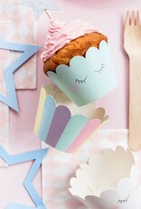 PartyDeco PartyDeco Cupcake Wrappers Unicorn Set/6