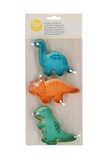 Wilton Wilton Cookie Cutter Dinosaurus Set/3