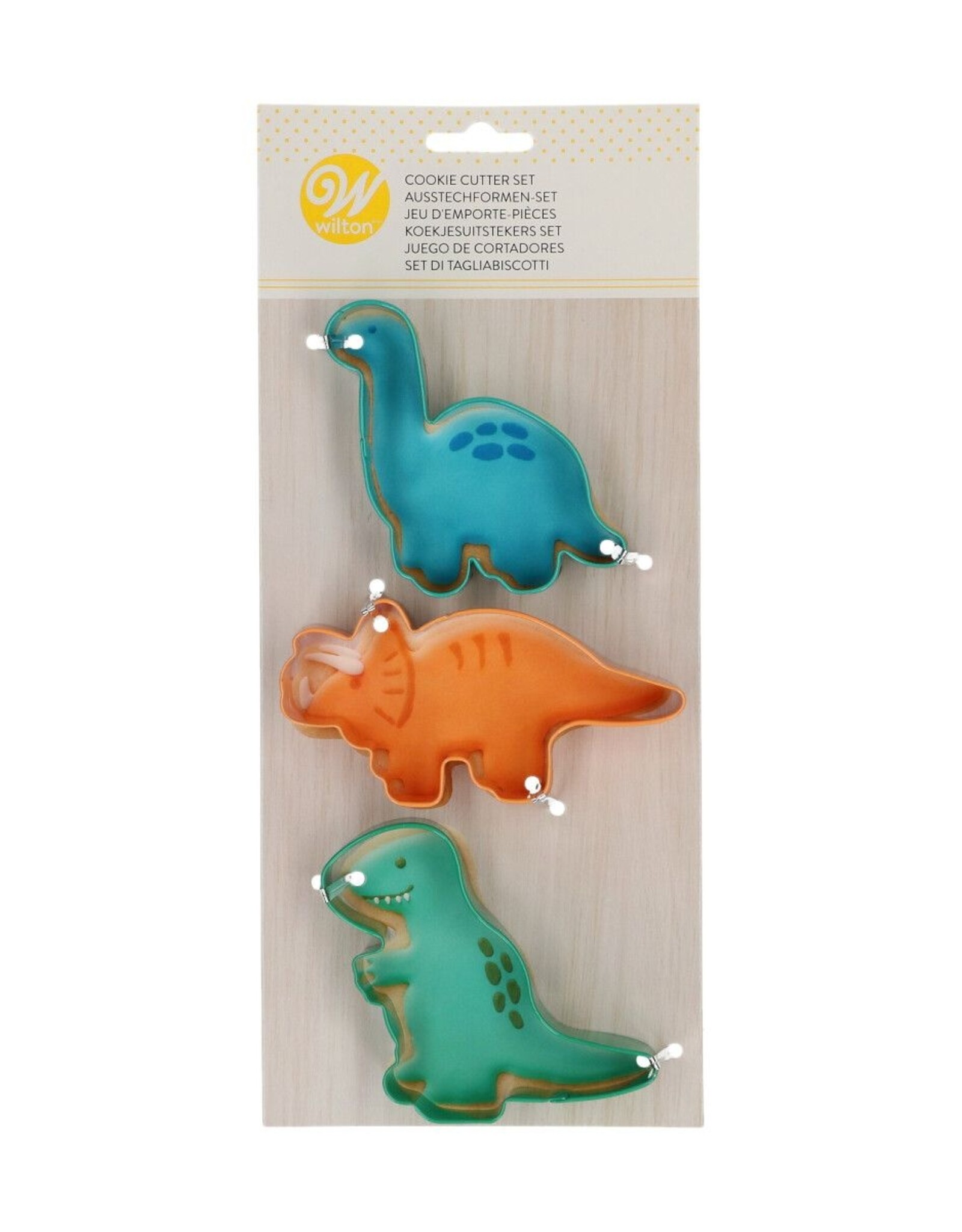 Wilton Wilton Cookie Cutter Dinosaurus Set/3