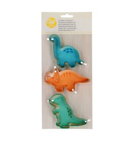 Wilton Wilton Cookie Cutter Dinosaurus Set/3