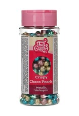 FunCakes FunCakes Crispy Choco Pearls Metallic Harlequin 60g