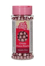 FunCakes FunCakes Crispy Choco Pearls Metallic Pink 60g