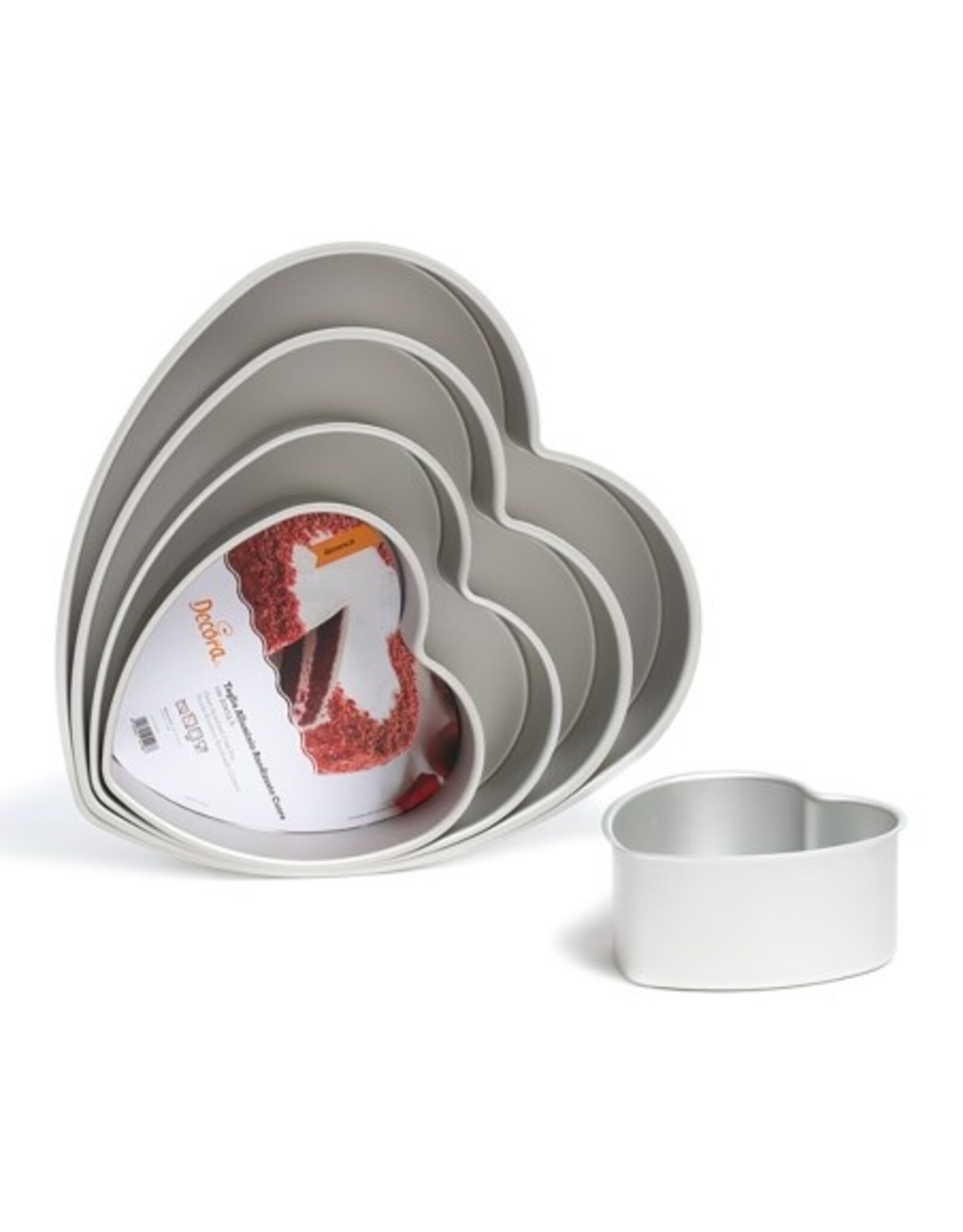 Decora Deep Heart Cake Pan 15 x 7,5cm
