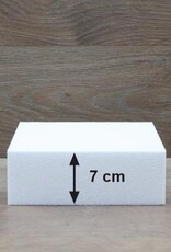 Taart Dummie Vierkant 7h x 40 x 40 cm