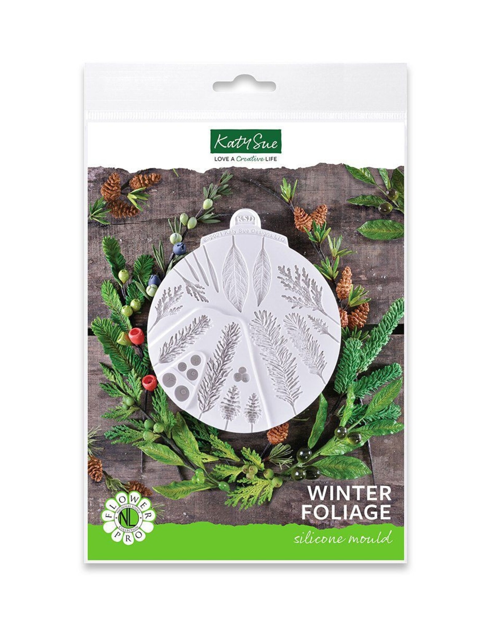 Katy Sue Designs Katy Sue Mould Winter Foliage