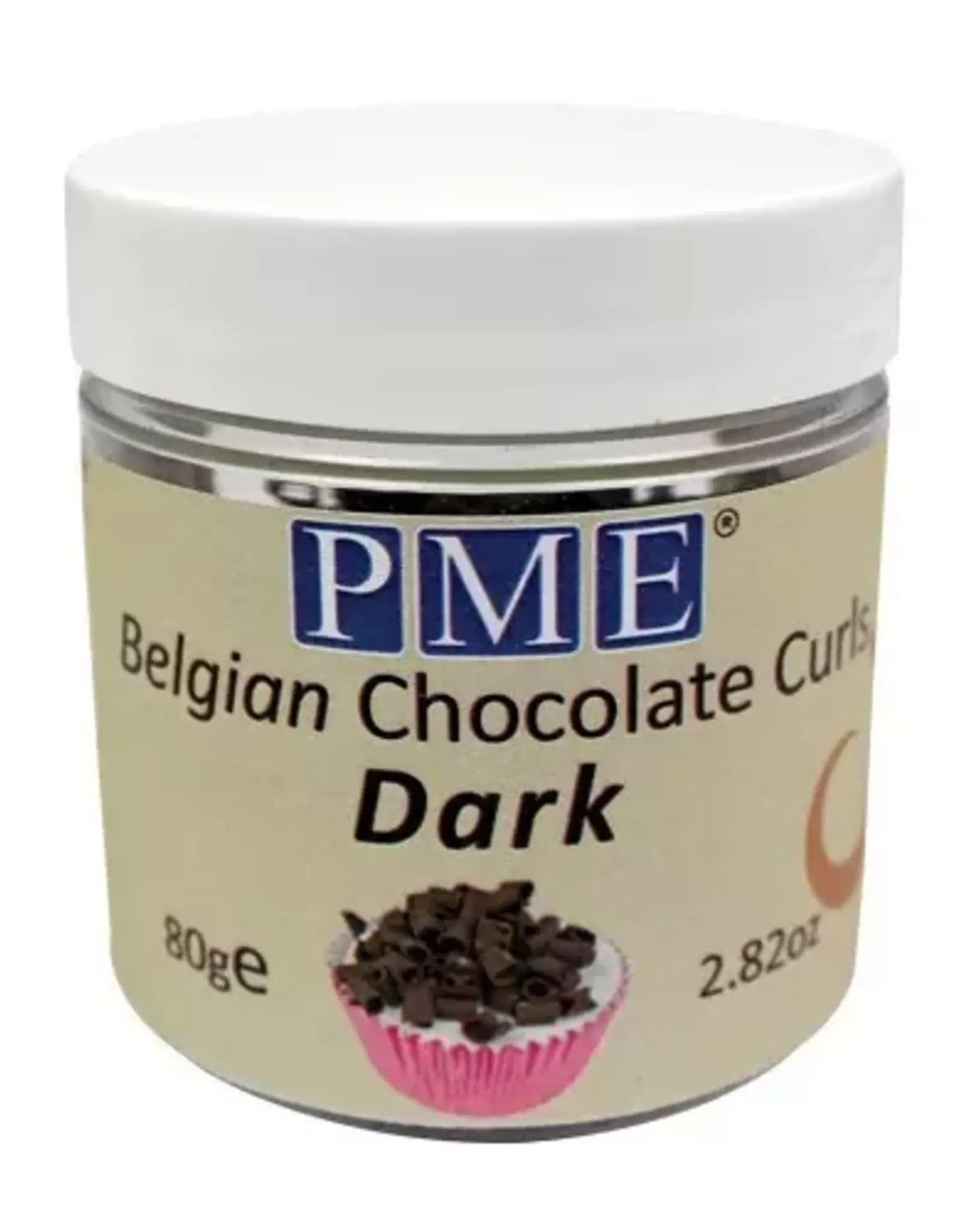 PME PME Belgian Chocolate Curls Dark 85g