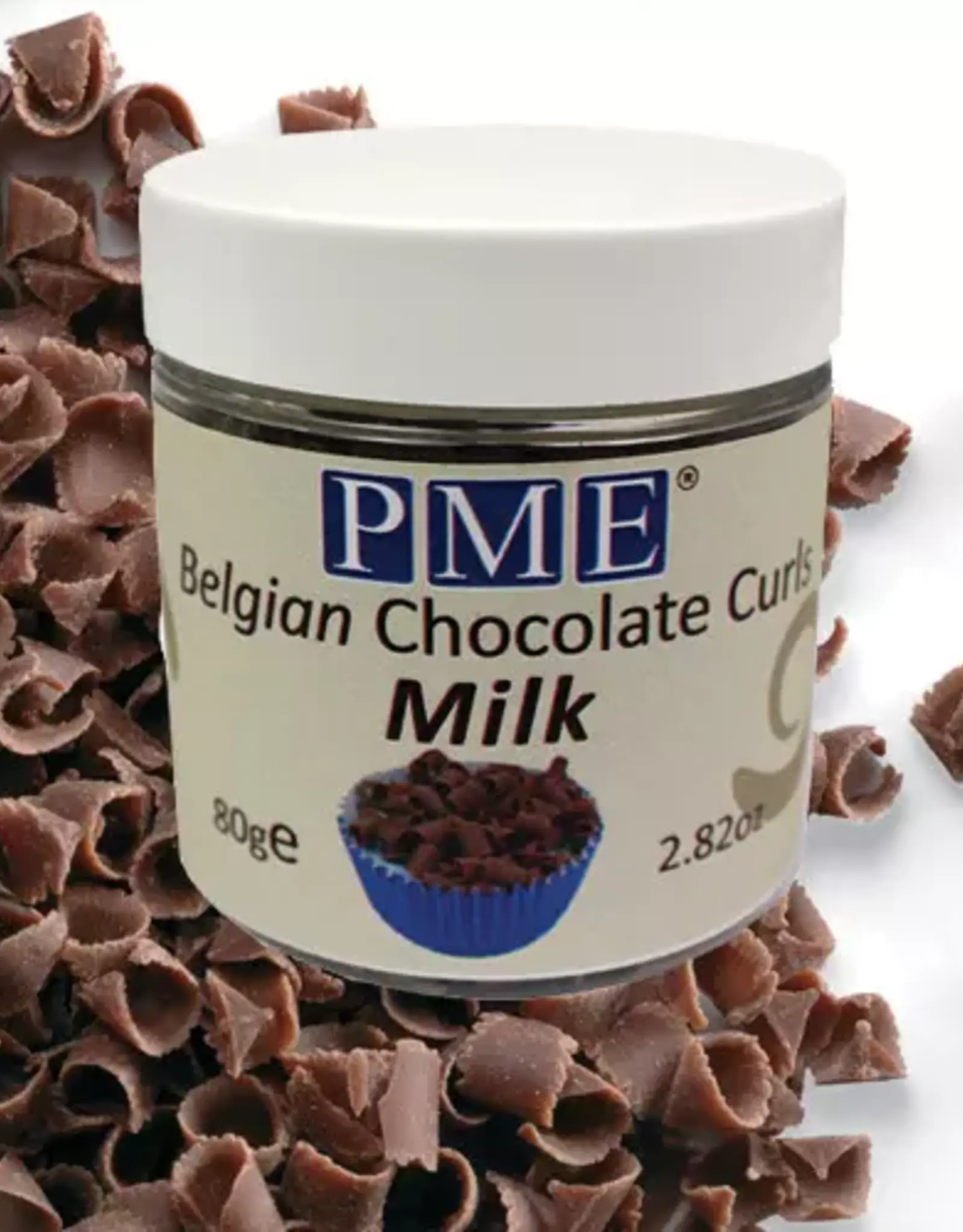 PME PME Belgian Chocolate Curls Milk 85g