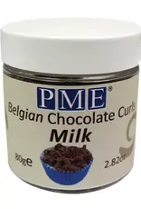 PME PME Belgian Chocolate Curls Milk 85g