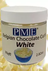PME PME Belgian Chocolate Curls White 85g