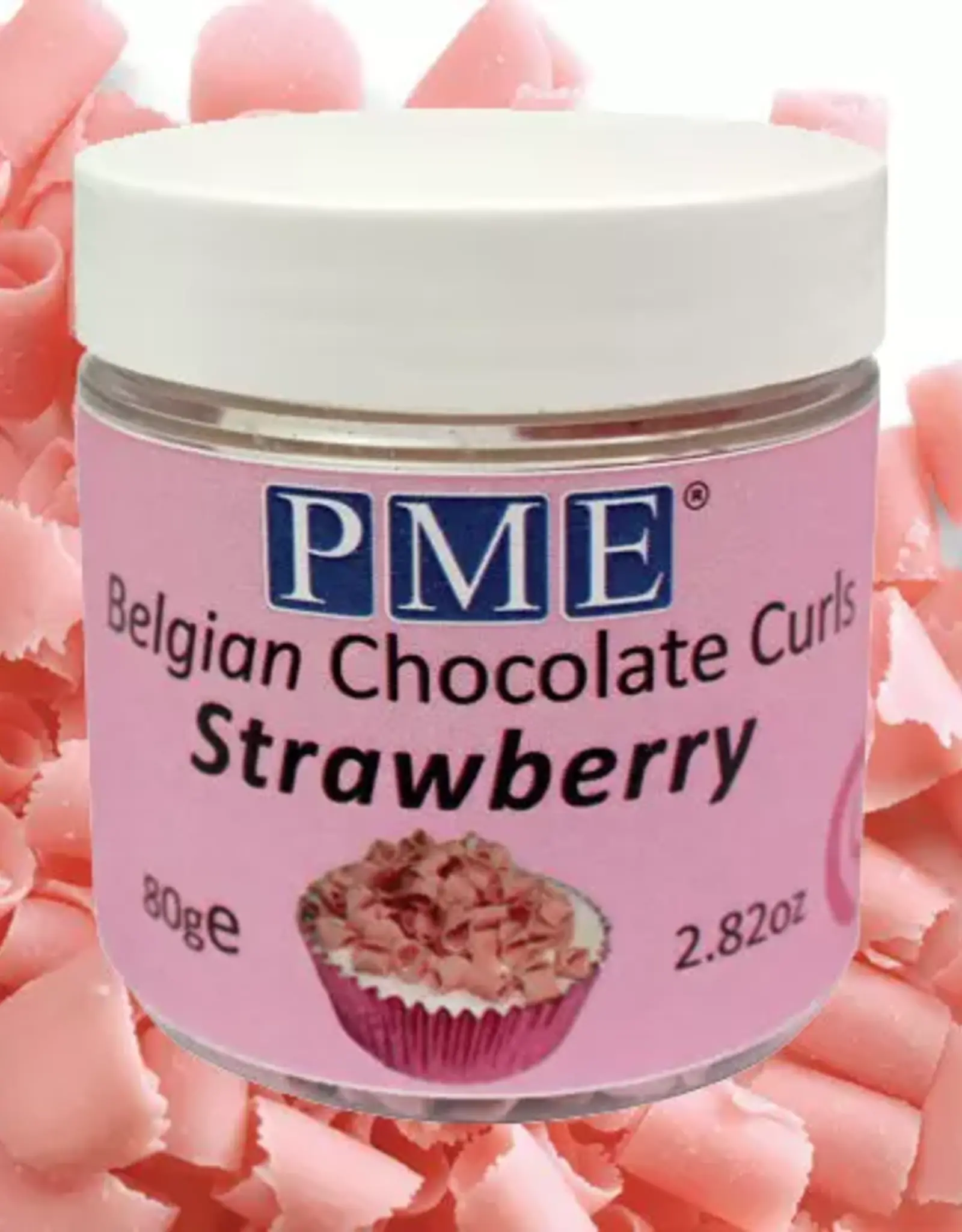 PME PME Belgian Chocolate curls Strawberry