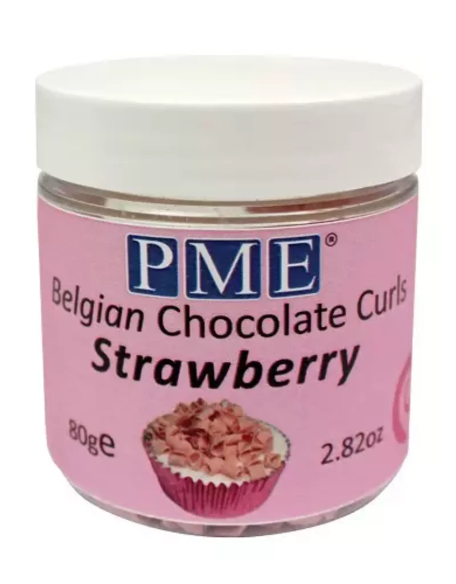 PME PME Belgian Chocolate curls Strawberry