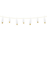 PartyDeco PartyDeco Garland Veren Wit