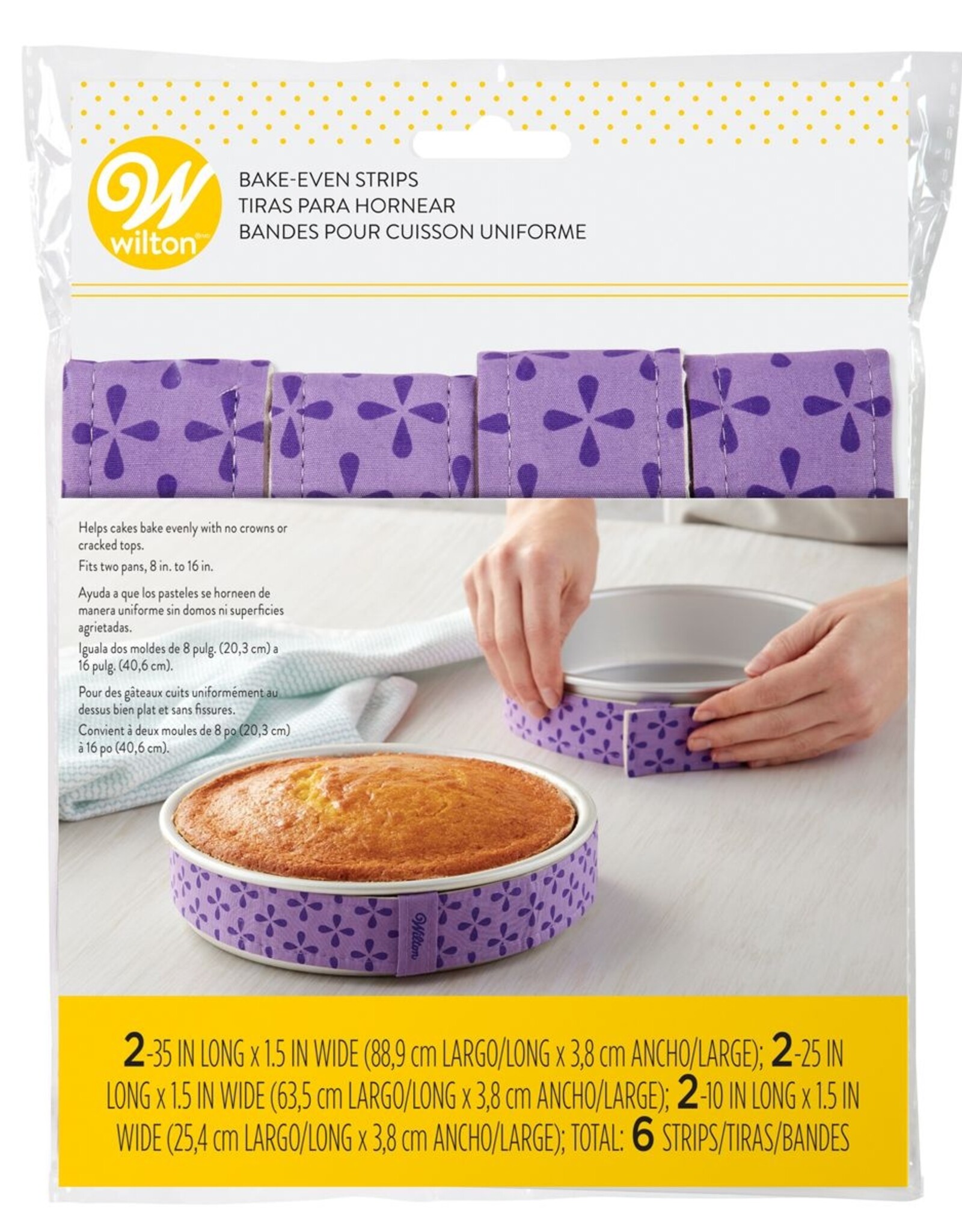 Wilton Wilton Bake-Even Strip set/6