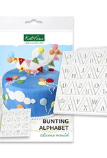 Katy Sue Designs Katy Sue Mould Bunting Alphabet