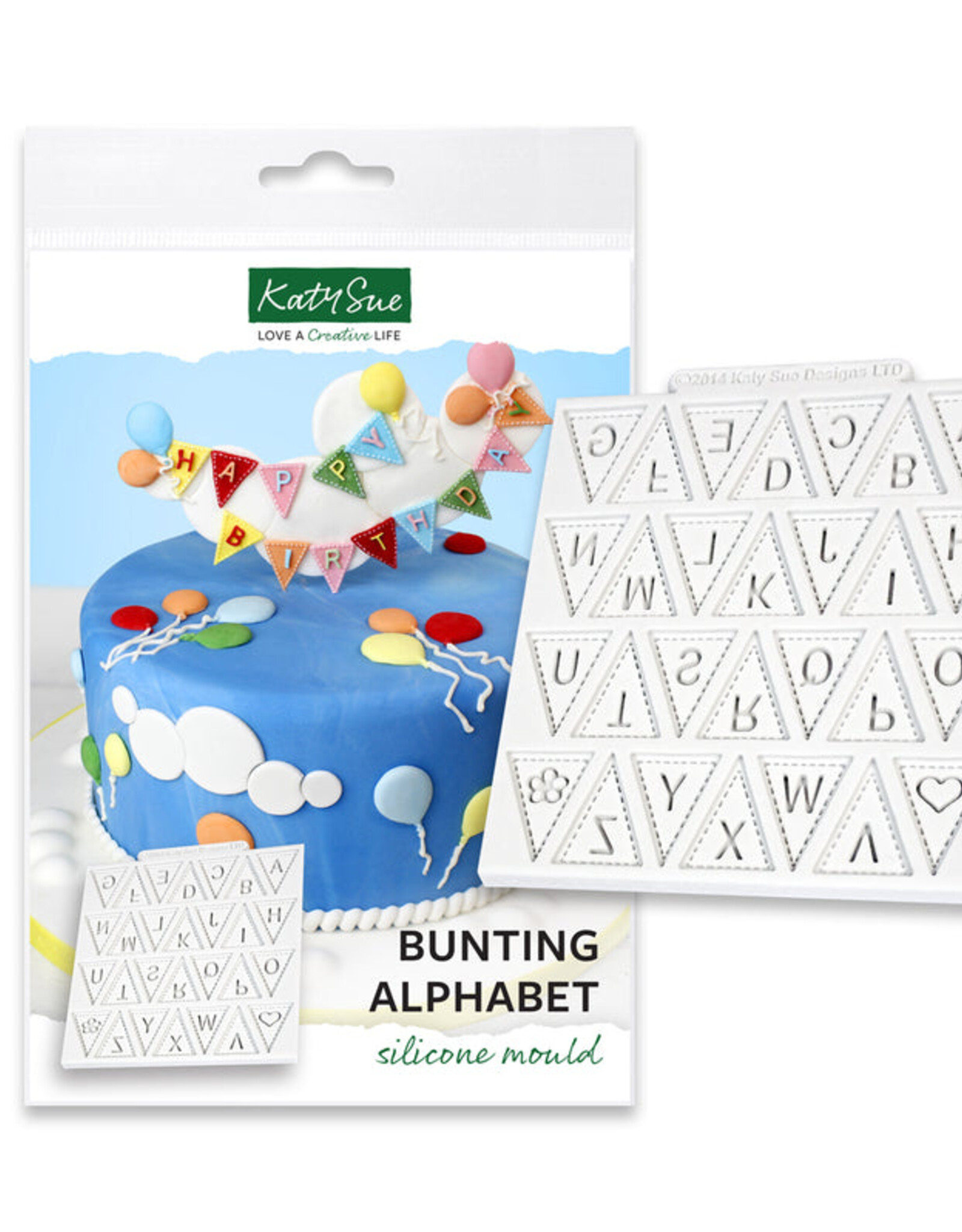 Katy Sue Designs Katy Sue Mould Bunting Alphabet