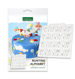 Katy Sue Designs Katy Sue Mould Bunting Alphabet