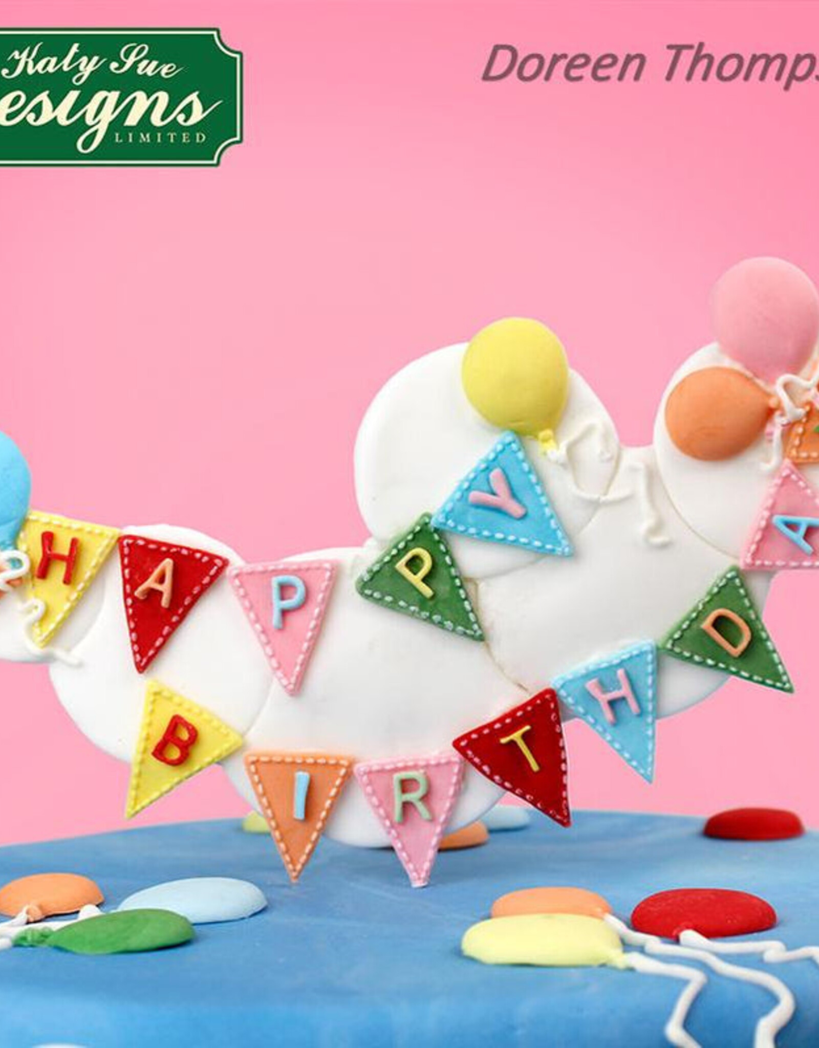 Katy Sue Designs Katy Sue Mould Bunting Alphabet