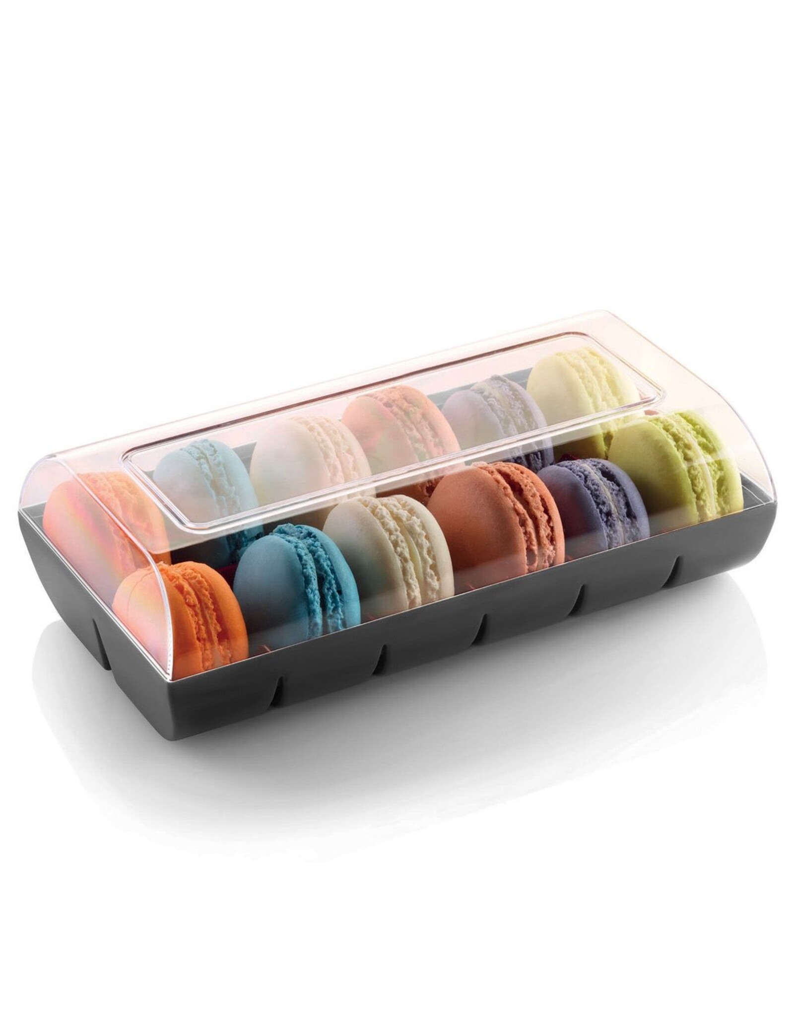 Silikomart Silikomart Doosje voor 12 Macarons Zwart