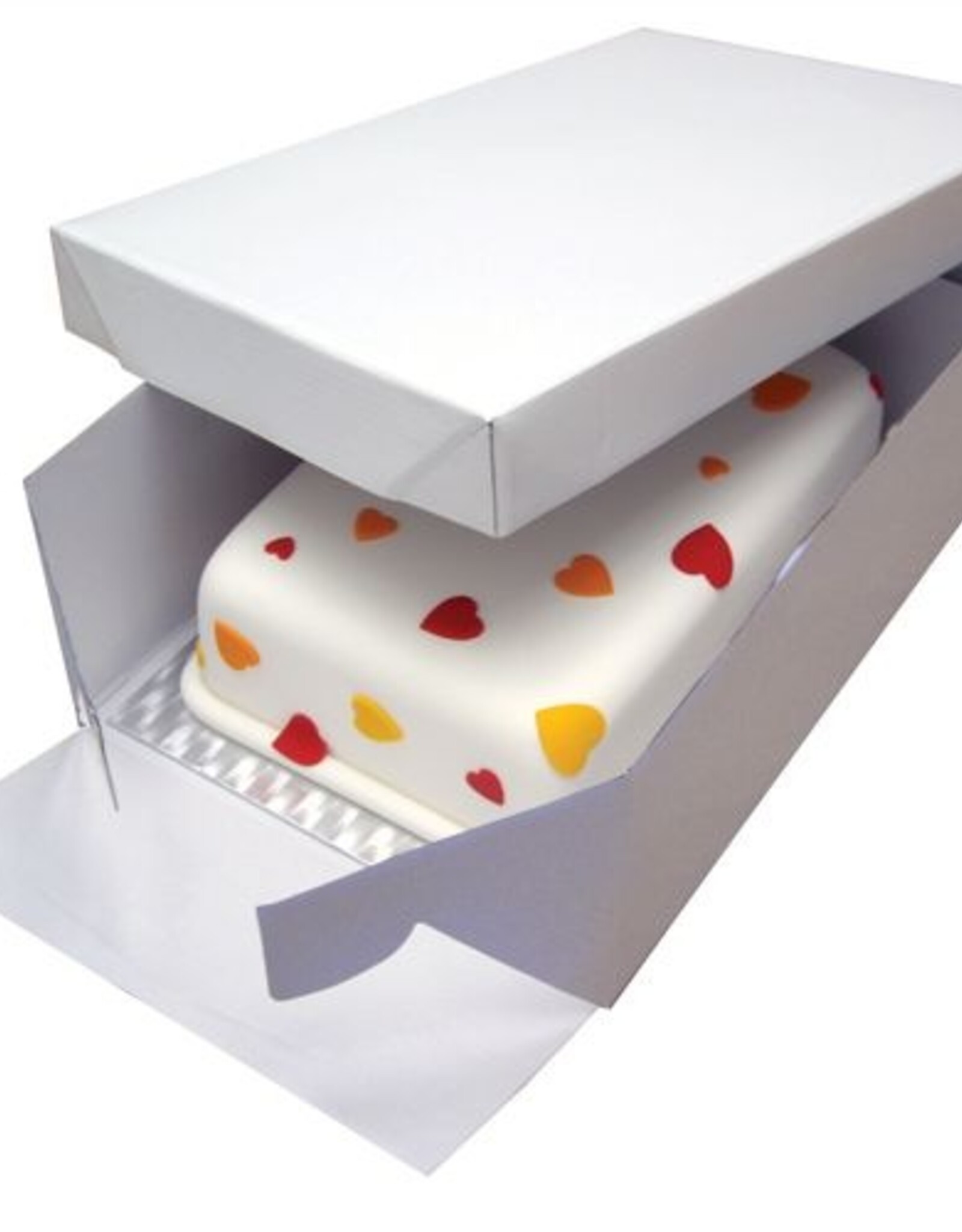 PME PME Taartdoos & Rechthoekig Cake Board (3mm) 43,1x33x15 cm