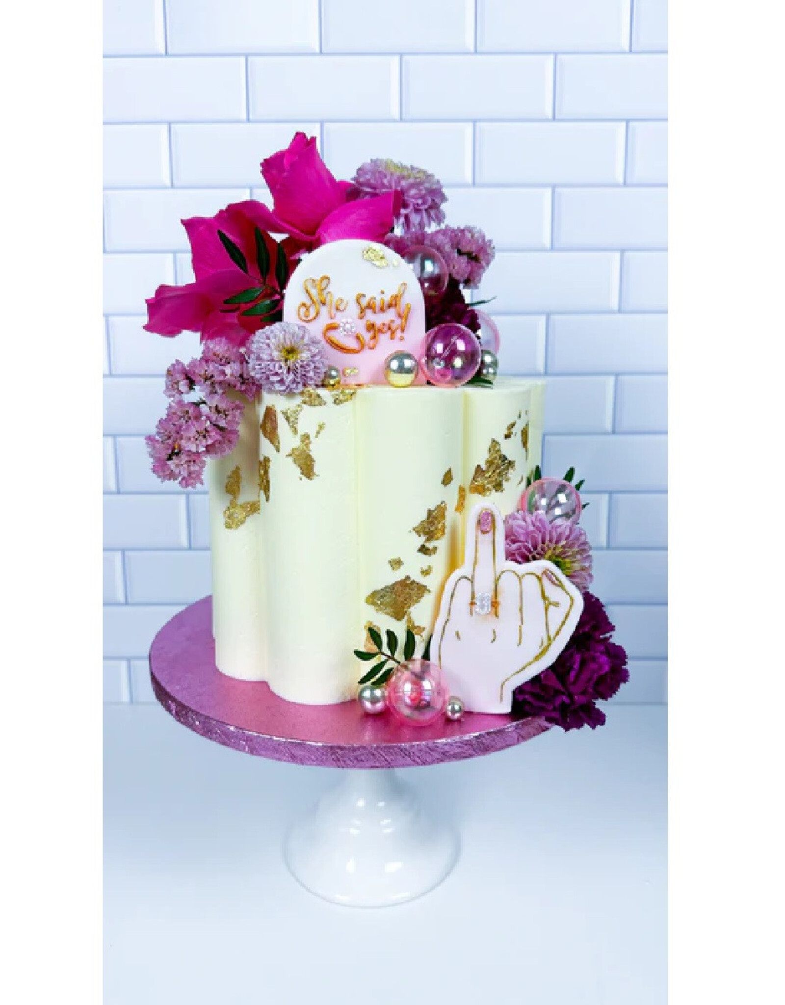 Sweet Stamp Sweet Stamp Flawless Botercreme Plaat Scallop Ø15cm Set/2