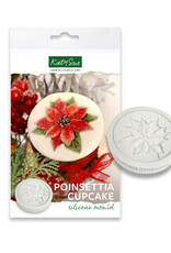 Katy Sue Designs Katy Sue Cupcake Topper Mould Poinsettia