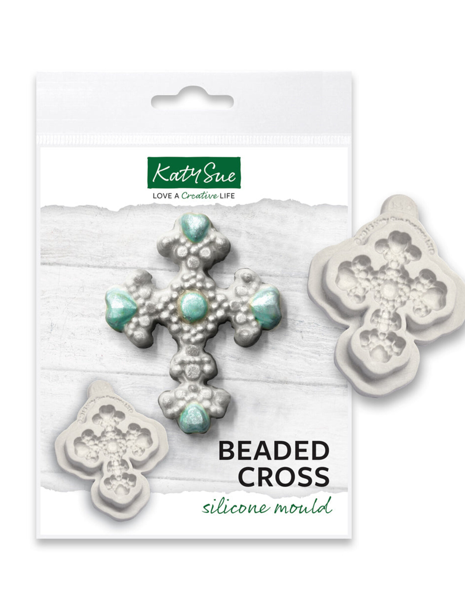 Katy Sue Designs Katy Sue Mould Beaded Cross