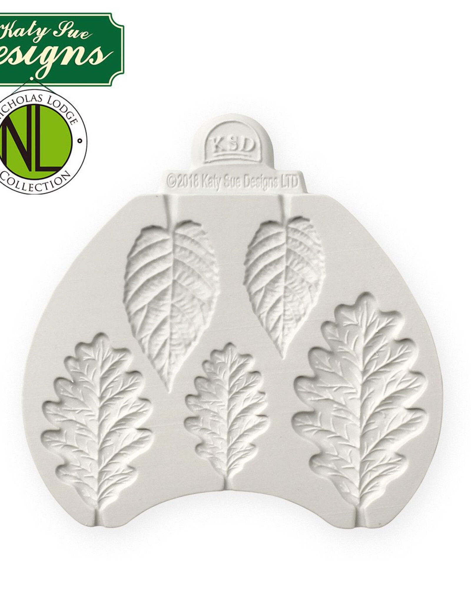 Katy Sue Designs Katy Sue Mould Blackberry & Oak leaves