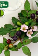 Katy Sue Designs Katy Sue Mould Blackberry & Oak leaves