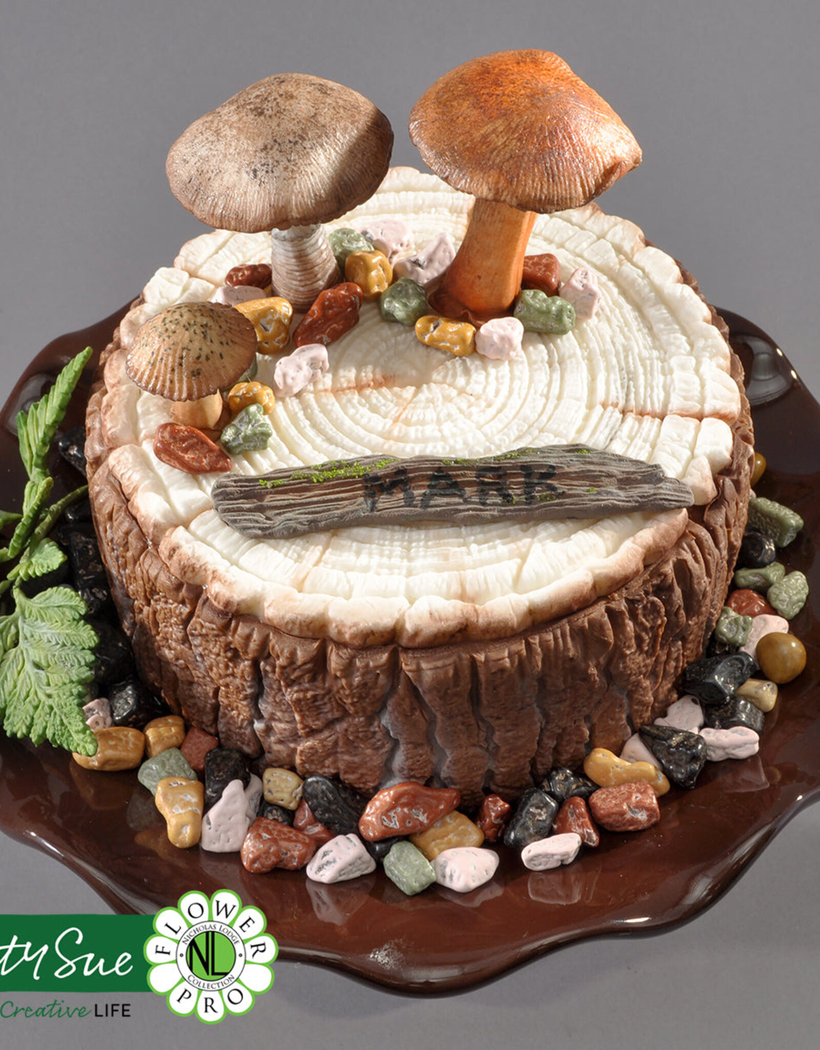 Katy Sue Designs Katy Sue Mould & Veiner Large Log Slice