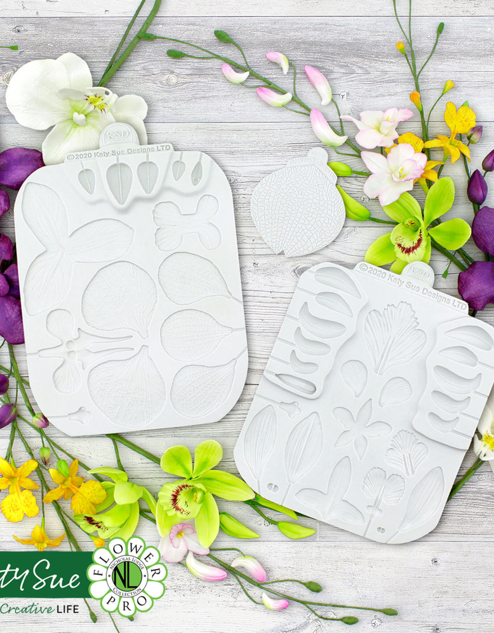 Katy Sue Designs Katy Sue Mould & Veiner Ultimate Orchids
