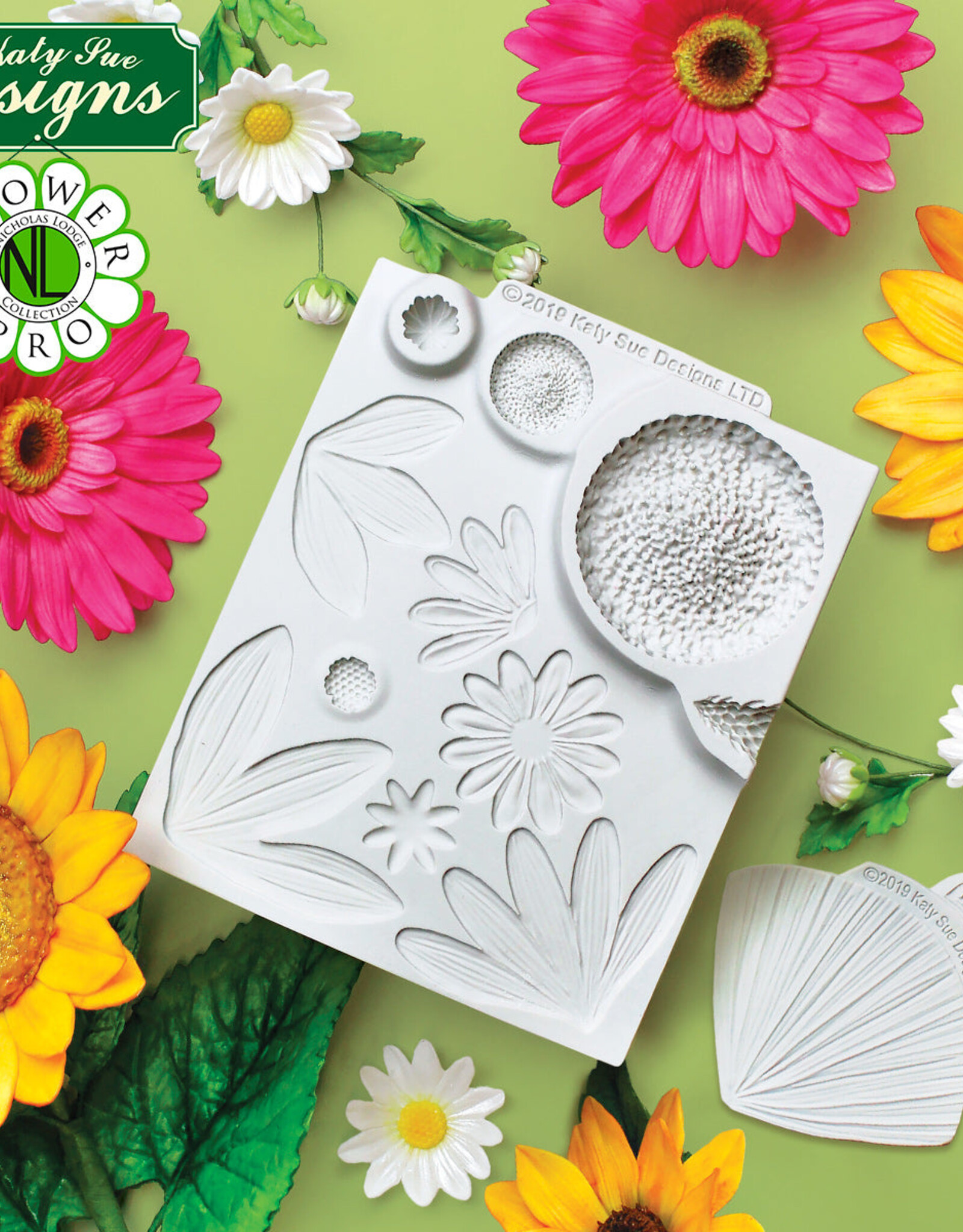 Katy Sue Designs Katy Sue Mould &Veiner Ultimate Sunflower /Daisy