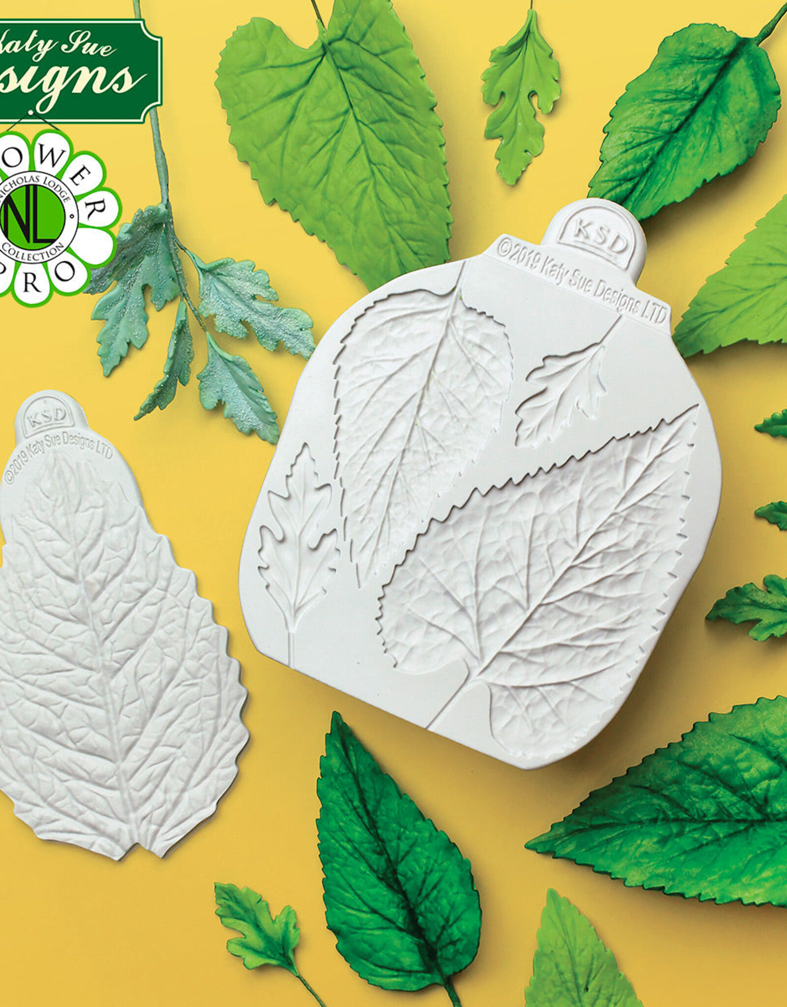 Katy Sue Designs Katy Sue Mould& Veiner Sunflower / Daisy Leaves