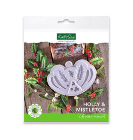 Katy Sue Designs Katy Sue Mould by Nicholas Lodge Holly & Mistletoe