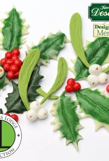 Katy Sue Designs Katy Sue Mould by Nicholas Lodge Holly & Mistletoe