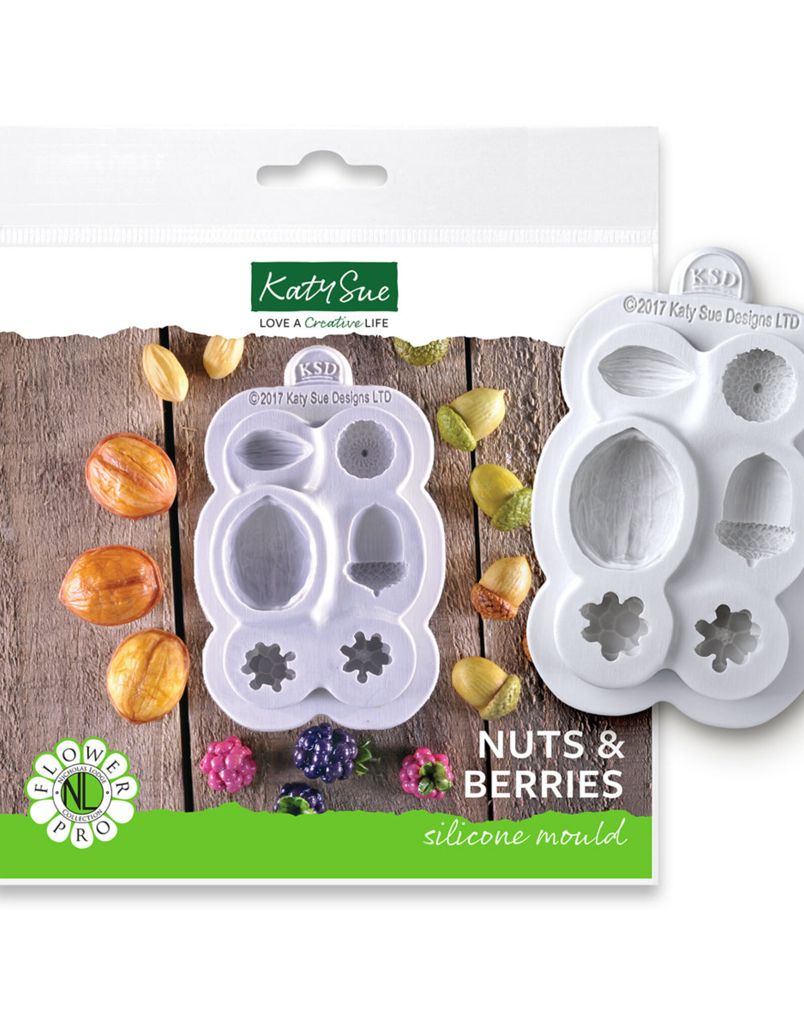 Katy Sue Designs Katy Sue Mould by Nicholas Lodge Nuts & Berries