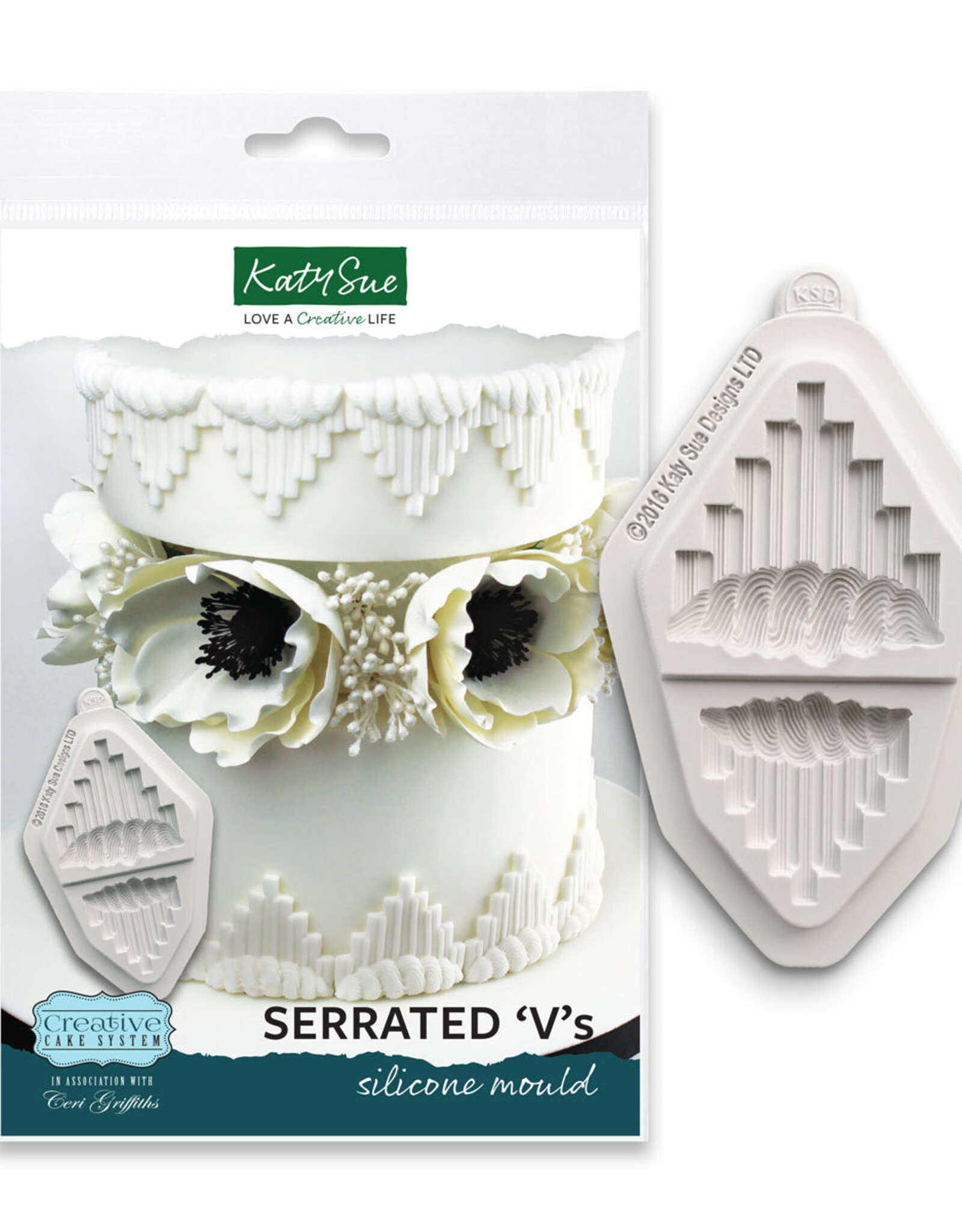 Katy Sue Designs Katy Sue Mould Cake System Serrated V's