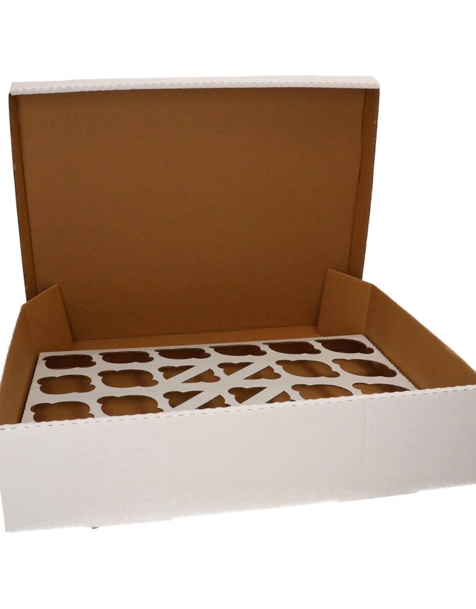 FunCakes FunCakes Cupcake Doos 24 - Wit pk/10
