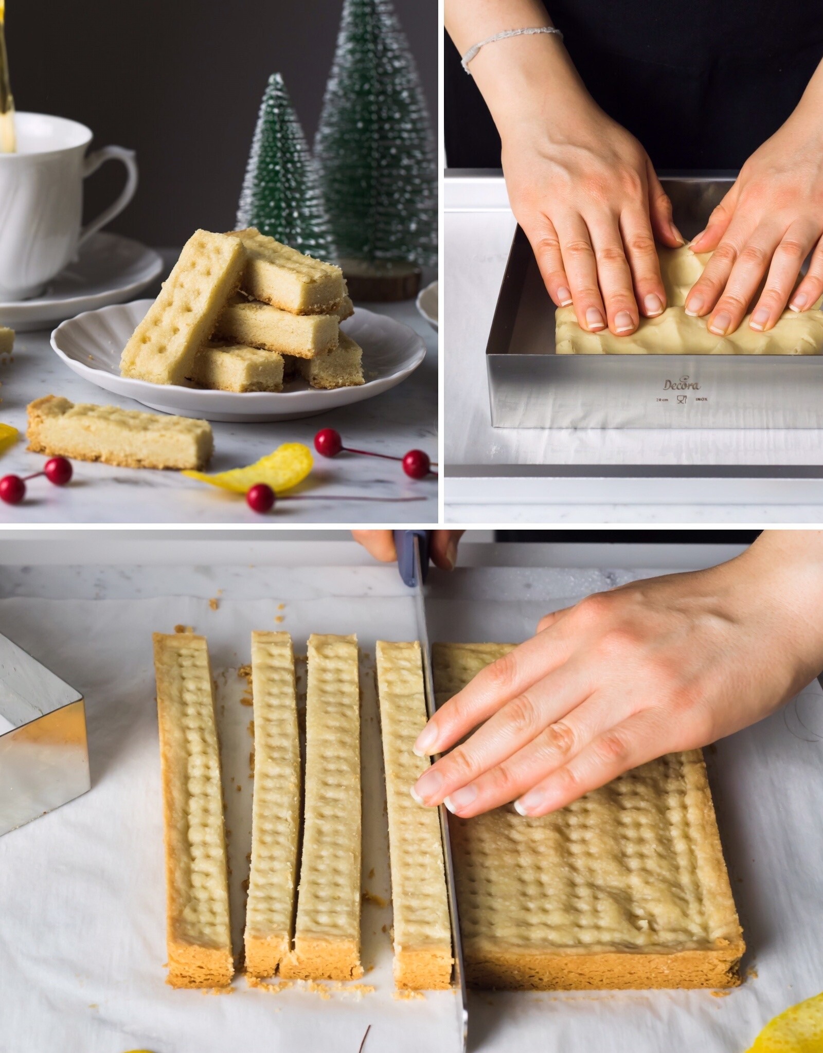 Decora Decora RVS Bakrand Vierkant 20x20x4,5cm