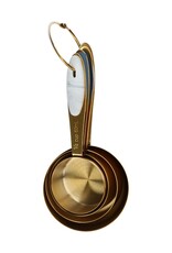 Wilton Wilton Gouden Metalen Maatscheppen Cups 4 stuks