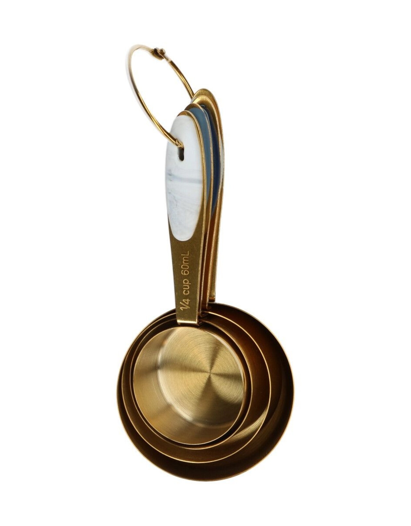 Wilton Wilton Gouden Metalen Maatscheppen Cups 4 stuks