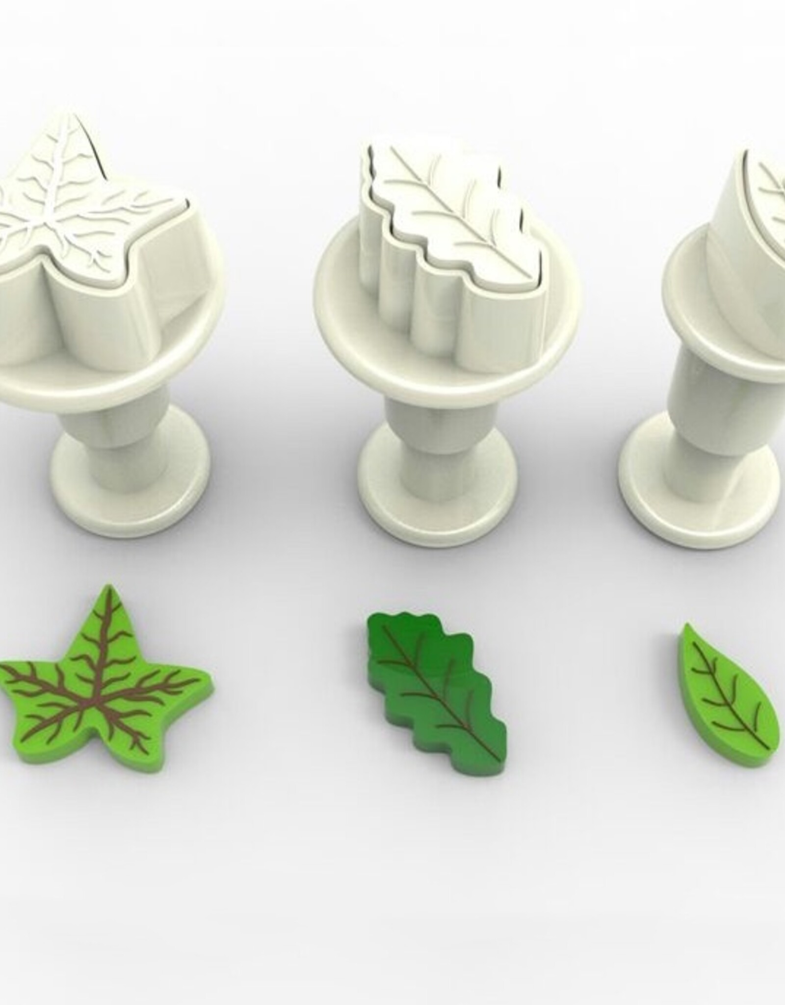 Dekofee Dekofee Mini Plungers Leaves set/3