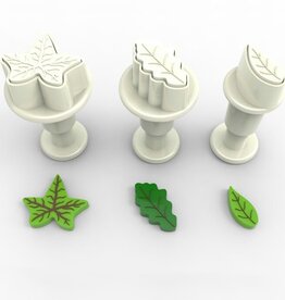Dekofee Dekofee Mini Plungers Leaves set/3