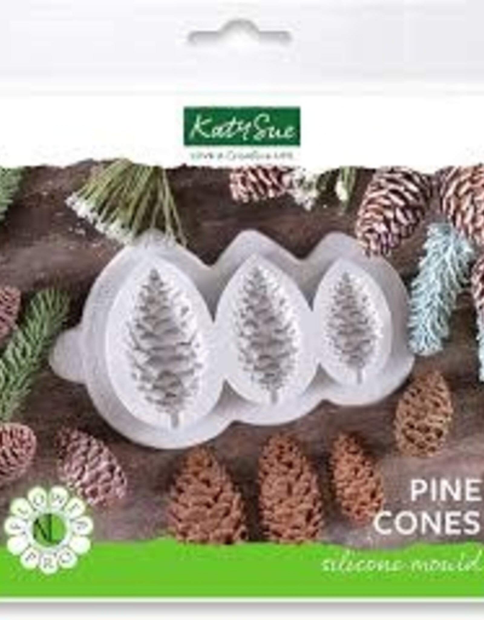 Katy Sue Designs Katy Sue Mould by Nicholas Lodge Pine Cones