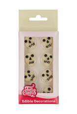 FunCakes FunCakes Fondant Decoratie Doodshoofden Set/8
